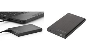 DIGITUS 2,5" SATA Festplatten-Gehäuse, USB 2.0, schwarz