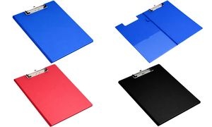 pavo Klemmbrett-Mappe, mit Folienüberzug, DIN A4, schwarz