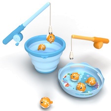 SCHILDKRÖT Angelspiel "Fishing Game", blau / orange