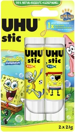 UHU Klebestift stic Spongebob, 3 x 21 g, Blister