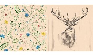 PAPSTAR Motiv-Servietten "Deer", 330 x 330 mm, natur