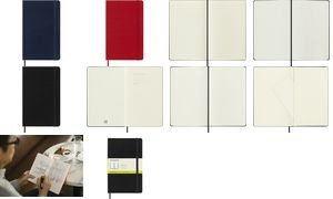 MOLESKINE Notizbuch, L/A5, liniert, Hardcover, hellrot