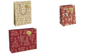Clairefontaine Weihnachts-Geschenktüte "Red Forest"