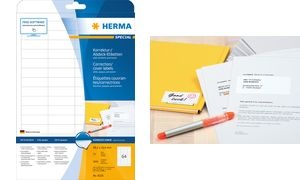 HERMA Korrektur-/Abdeck-Etiketten SPECIAL, 210 x 297 mm