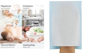 HYGOSTAR Einmal-Waschhandschuh FRESH, Airlaid-Material