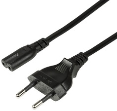 LogiLink Netzkabel, Eurostecker - Kleingerätekupplung, 10 m