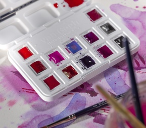 ROYAL TALENS Aquarellfarbe Van Gogh, 12er Box, Rosa/Violett