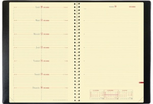 QUO VADIS Agenda "Note 24 S", 160 x 240 mm, 2026, noir