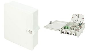 DIGITUS FTTH/FTTB-Anschlussgehäuse, 12x LC/APC, bestückt