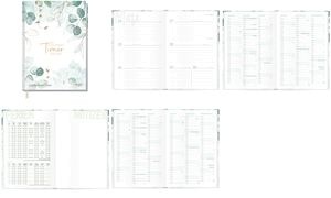 Häfft Schulstuff Schülerkalender "Mint Blattgold", 2026/2027