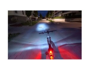 FISCHER Akku-USB-LED-Beleuchtungs-Set TWIN, 30 Lux