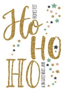 CACTUS Mini-Weihnachtskarte "Frohe Weihnachten", mit Glimmer