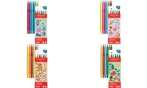 CARAN D'ACHE Fasermaler FIBRALO KAWAII Monsters, 6er Set