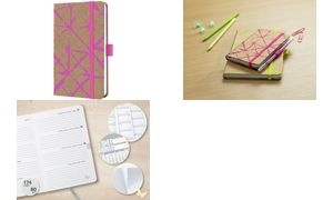 sigel Taschenkalender Jolie Pure 2026 "Raspberry Batik", A6