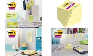 Post-it Haftnotizen super sticky notes, 76 x 76 mm, 4+2