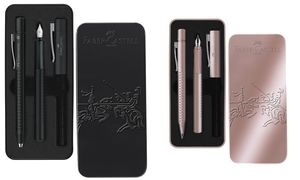 FABER-CASTELL Schreibgeräte-Set GRIP 2011, rosa