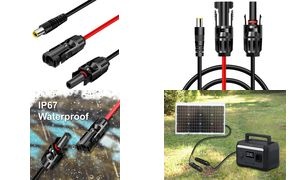 LogiLink Solar-Adapterkabel, schwarz/rot, 0,24 m