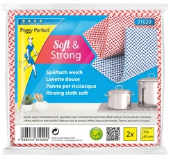 Peggy Perfect Spültuch weich, 2er Pack