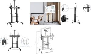 DIGITUS TV Präsentationswagen, für Monitore bis 304,8 cm