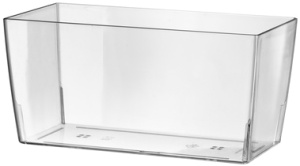 tera Blumenkasten "Coimbra 25", transparent