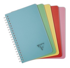 Clairefontaine Spiralheft LINICOLOR, 110 x 170 mm, sortiert