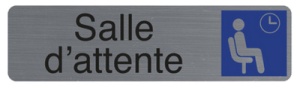 EXACOMPTA Hinweisschild "Salle d'attente"
