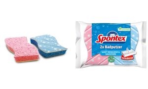 Spontex Scheuerschwamm Badputzer, 2er Pack