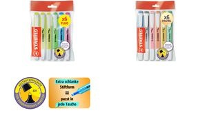 STABILO Textmarker swing cool PASTEL, 6er Ecopack