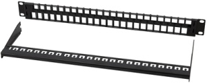 LogiLink 19" Keystone Patch Panel, unbestückt, 48 Port