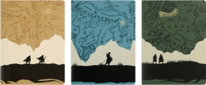 MOLESKINE Notizheft Cahier "Herr der Ringe", XL, 3er-Set