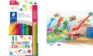 STAEDTLER Dreikant-Buntstift ergosoft, 12+2 Kartonetui