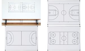 Bi-Office Weißwandtafel Eishockeyfeld, A4