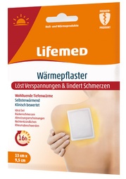 Lifemed Wärmepflaster, 95 x 130 mm, weiß, 2er Pack