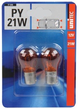 cartrend Kugellampe, 12 Volt, 21 Watt, gelb, Inhalt: 2 Stück
