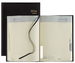 brepols Buchkalender "EURO" 2026, schwarz