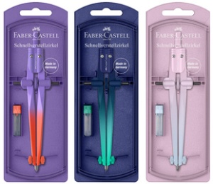 FABER-CASTELL Schnellverstellzirkel STREAM Flow Edition