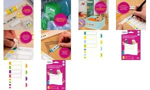 AVERY Kennzeichnungs-Etiketten, wasserfest, farbige Rahmen