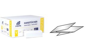 Fripa Handtuchpapier COMPLETE, 250 x 230 mm, V-Falz,hochweiß