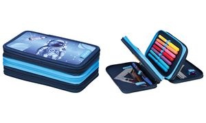 herlitz Schüleretui TriCase "Cosmic Explorer", 31-teilig