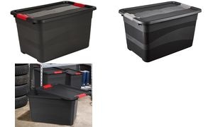 keeeper Aufbewahrungsbox "eckhart", 52 Liter, graphite/rot