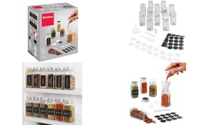 metaltex Gewürzstreuer-Set Shake-It, 120 ml, 12 Gläser
