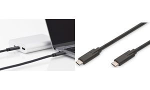 DIGITUS USB 3.1 Anschlusskabel, USB-C - USB-C Stecker, 1,0 m