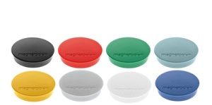magnetoplan Discofix Rundmagnet "standard", rot