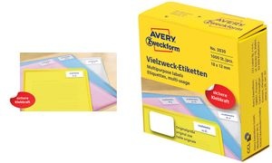 AVERY Zweckform Vielzweck-Etiketten, 38 x 14 mm, Spender