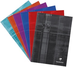 Clairefontaine Cahier broché rembordé rigide, A4, quadrillé