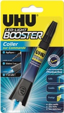 UHU Reparatur-Klebstoff LED-LIGHT BOOSTER, 3 g Tube