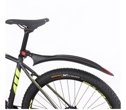 FISCHER Fahrrad-Spritzschutz-Set 26"-29" (66,04 - 73,66 cm)