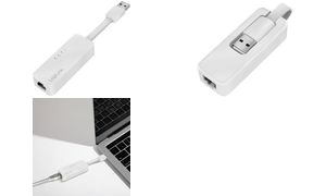 LogiLink USB 2.0 auf RJ45 Fast Ethernet Adapter, weiß