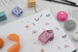 EBERHARD FABER Doppel-Spitzdose Animal, 8er Display