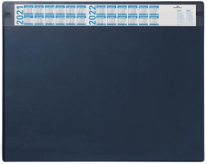 DURABLE Schreibunterlage mit Jahreskalender, dunkelblau